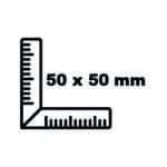 50 x 50 mm